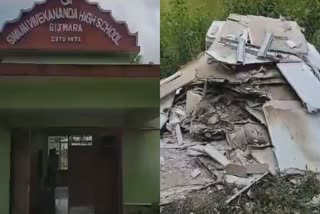 POP ceiling collapses in school