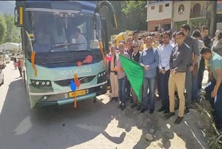 Volvo Bus Reached Manali