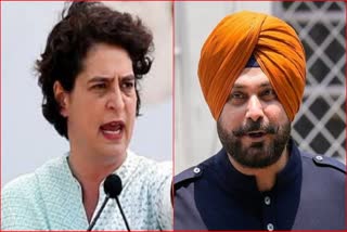 Navjot Singh Sidhu met Priyanka Gandhi