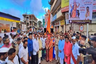 Ganesha Idol immersion Procession in Belgaum