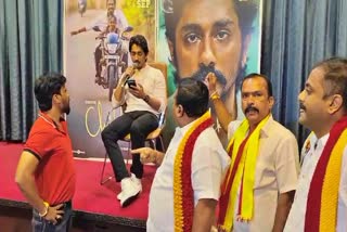 Pro kannada activists opposed the press meet of tamil actor siddharth starrer chikku
