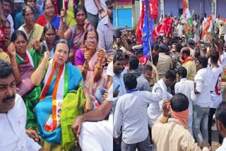 Congress Party Dharna in Jangaon