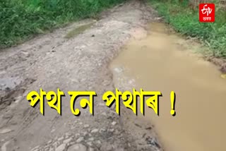 Poor Road Condition at Moran