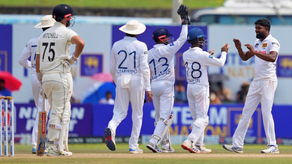 New Zealand all out for 88 against  Sri Lanka in Galle Test