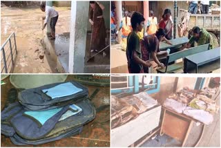 GOVT SCHOOLS DAMAGED FLOODS