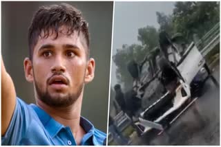 ROAD ACCIDENT OF CRICKETER