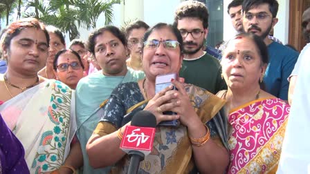 HYDRA Victims At Telangana Bhavan On Demolitions Of Hydra