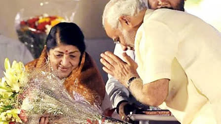 Lata Mangeshkar-Narendra Modi