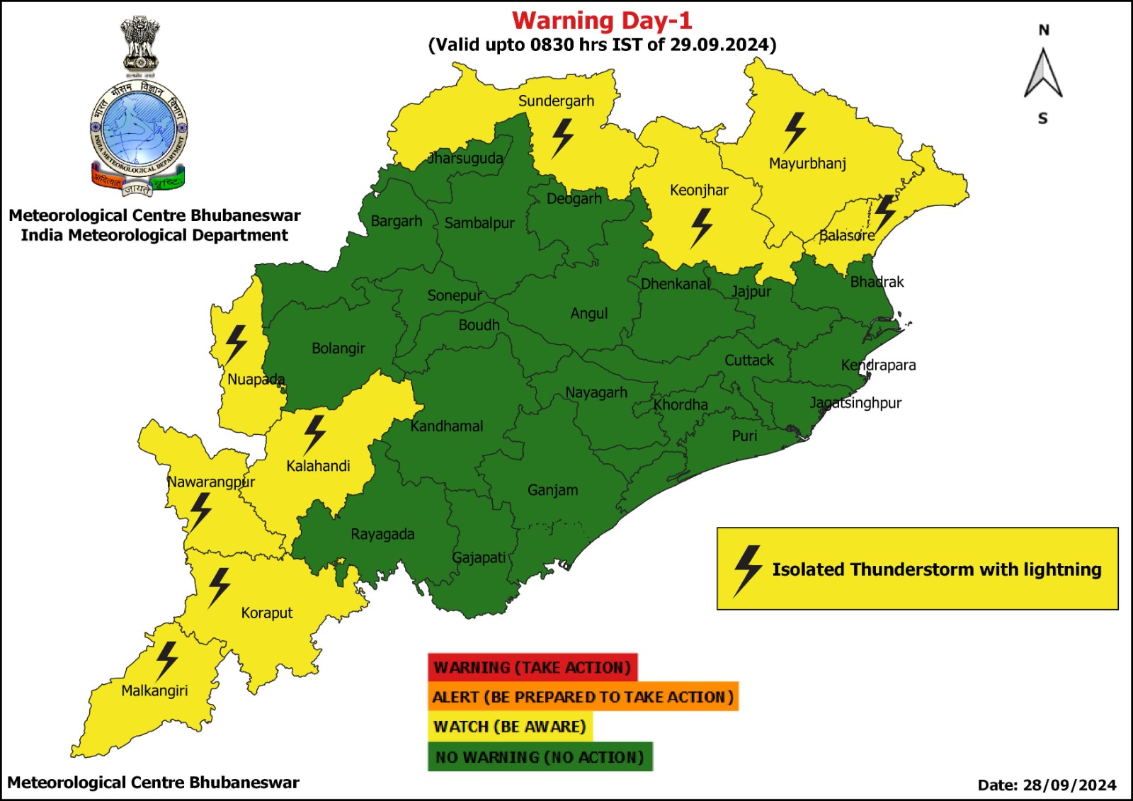 Odisha Weather Latest Update