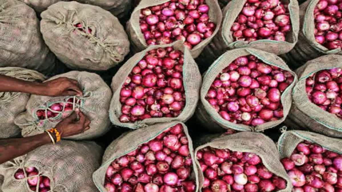 On high onion prices  onion trader at Ghazipur vegetable market  onion prices double  ದಿನದಿಂದ ದಿನಕ್ಕೆ ಗಗನಕ್ಕೇರುತ್ತಿರುವ ಬೆಲೆ  ಈರುಳ್ಳಿ ಮಾರಾಟ ಮಾಡಲು ಕೇಂದ್ರ ನಿರ್ಧಾರ  ದೇಶದ ಚಿಲ್ಲರೆ ಮಾರುಕಟ್ಟೆಯಲ್ಲಿ ಈರುಳ್ಳಿ ಬೆಲೆ  ಕೇಂದ್ರ ಸರ್ಕಾರ ಗ್ರಾಹಕರಿಗೆ ಪರಿಹಾರ ನೀಡಲು ಕ್ರಮ  ಈರುಳ್ಳಿ ದಾಸ್ತಾನು ಸಬ್ಸಿಡಿ ಅಡಿಯಲ್ಲಿ ಮಾರಾಟ  ರಾಷ್ಟ್ರೀಯ ರಾಜಧಾನಿ ನವದೆಹಲಿಯಲ್ಲಿ ಈರುಳ್ಳಿಯ ಬೆಲೆ  ಈರುಳ್ಳಿ ಗುಣಮಟ್ಟಕ್ಕೆ ಅನುಗುಣ  ಈರುಳ್ಳಿಯ ಬೆಳೆ ಕಡಿಮೆ