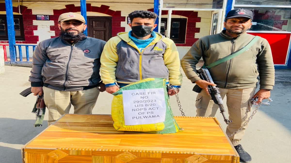 Drug Peddler Arrested in Pulwama