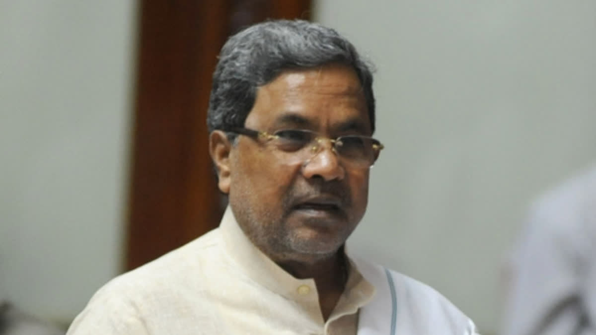 Karnataka Chief Minister Siddaramaiah