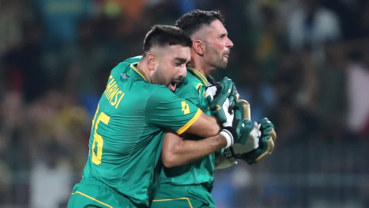 Tabraiz Shamsi was tangibly relieved after surviving a controversial LBW appeal on 'Umpire's Call' which put Pakistan in the brisk of elimination in the ongoing World Cup 2023 after a one-wicket defeat to South Africa, their fourth on the trot in the tournament.