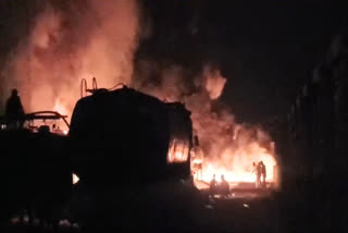 Fire in Indore: broke out In Transformer Oil