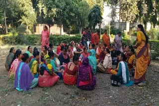 Anganwadi workers strike