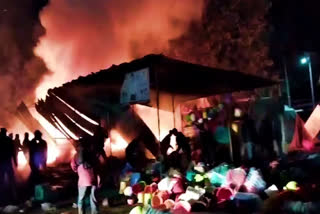 Fire Incident in Devta Tents in Kullu Dussehra Fire International Kullu Dussehra Festival 2023