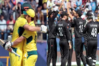 Australia gave a big target to New Zealand  ICC Cricket World Cup 2023  Cricket World Cup  Australia vs New Zealand 27th Match  Himachal Pradesh Cricket Association Stadium  New Zealand won the toss and opt to bowl  ಹಿಮದ ನಾಡಲ್ಲಿ ರನ್​ಗಳ ಹೊಳೆ  ಕಿವೀಸ್​ಗೆ ಬೃಹತ್​ ಟಾರ್ಗೆಟ್​ ನೀಡಿದ ಆಸೀಸ್​ ಹಿಮಾಚಲಪ್ರದೇಶದ ಧರ್ಮಶಾಲಾದಲ್ಲಿ ರನ್​ಗಳ ಮಳೆ  ಕಿವೀಸ್​ ಬೌಲರ್​ಗಳ ಬೆವರಿಳಿಸಿದ ಆಸೀಸ್  ರನ್​ಗಳನ್ನು ಕಲೆ ಹಾಕುವ ಮೂಲಕ ಎದುರಾಳಿಗೆ ಬೃಹತ್ ಟಾರ್ಗೆಟ್  ನ್ಯೂಜಿಲೆಂಡ್ ಮತ್ತು ಆಸ್ಟ್ರೇಲಿಯಾ ತಂಡಗಳ ನಡುವಿನ ಪಂದ್ಯ  ಎದುರಾಳಿ ನ್ಯೂಜಿಲೆಂಡ್​ ತಂಡಕ್ಕೆ ಬೃಹತ್​ ಟಾರ್ಗೆಟ್​ ಟಾಸ್​ ಗೆದ್ದು ನ್ಯೂಜಿಲೆಂಡ್​ ತಂಡ ಮೊದಲು ಬೌಲಿಂಗ್​ ಆಯ್ಕೆ  ವಾರ್ನರ್​ ಬಳಿಕ ಬಂದ ಆಸೀಸ್ ಬ್ಯಾಟ್ಸ್​ಮನ್