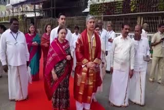 Etv Bharatap_high_court_chief_justice_dhiraj_singh-_thakur_visited_tirumala