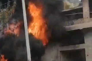 fire broke out in chemical factory in Jaipur