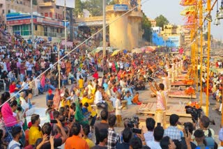 World famous Ganga Aarti of Varanasi