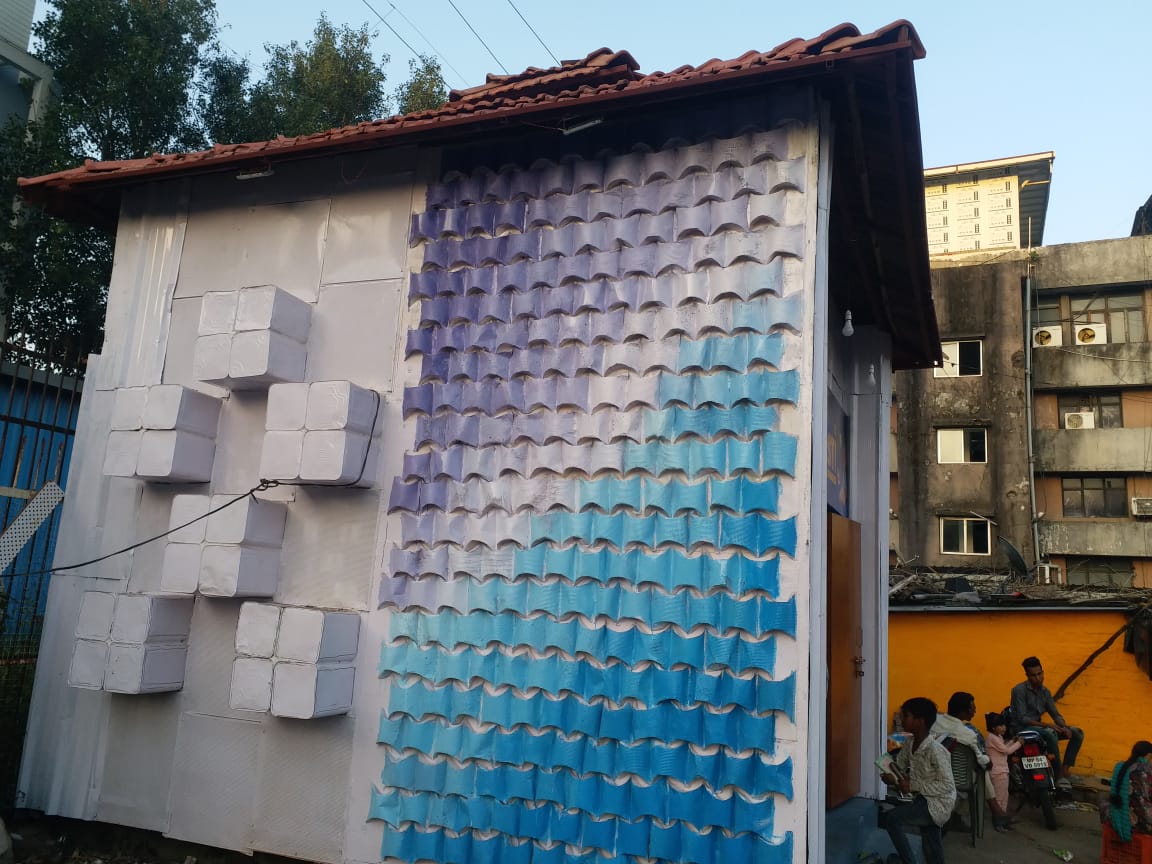 Unique Children Library Built With Waste Material