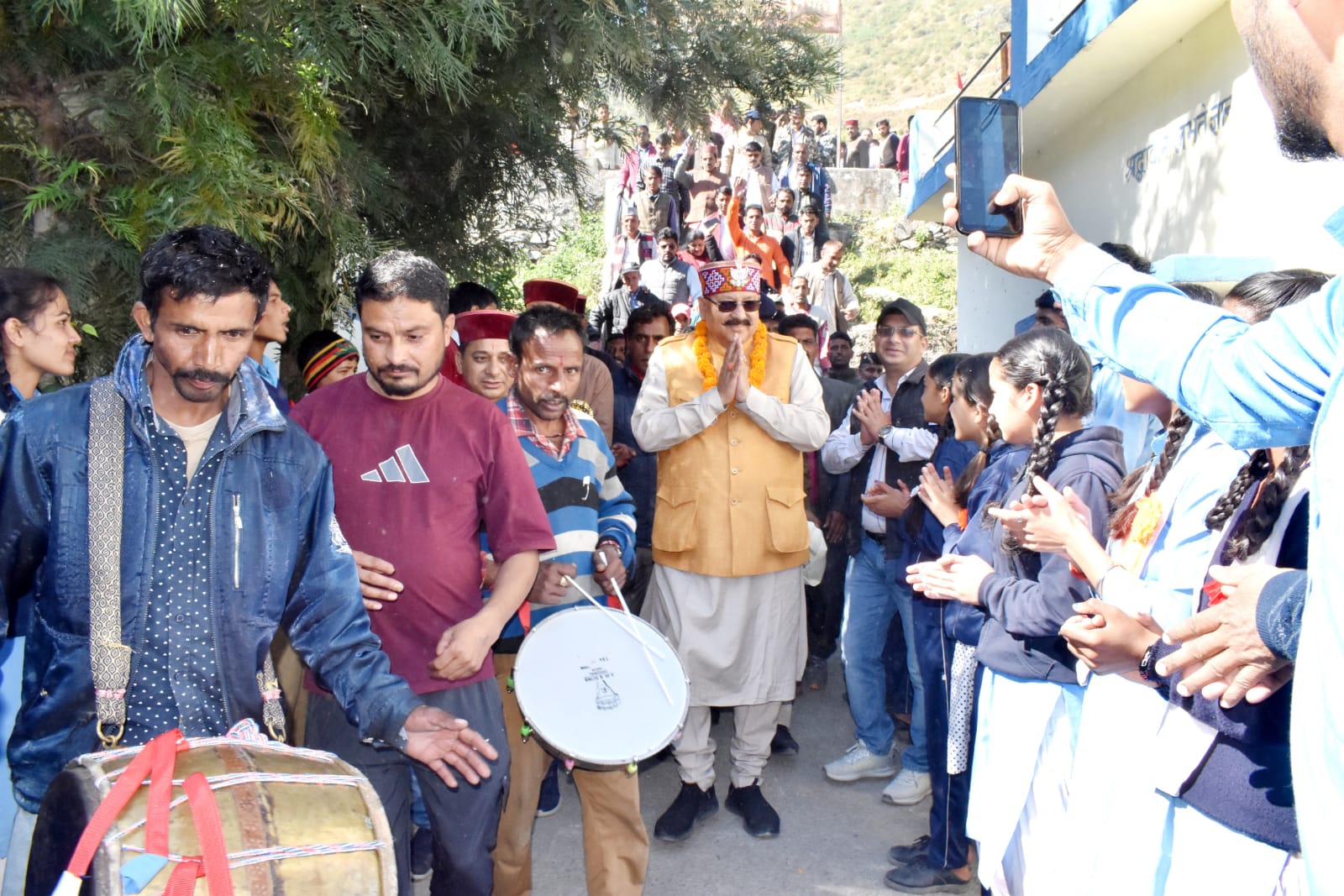 Satpal Maharaj visited Khatwa village