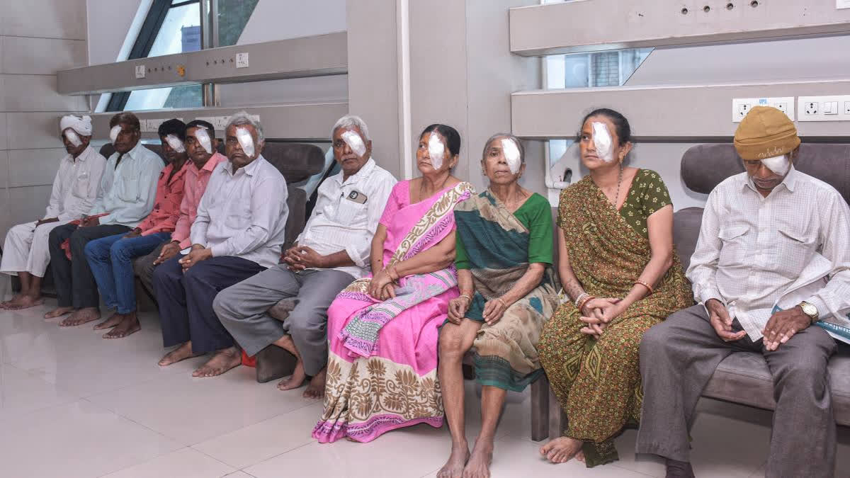 13 patients developed eye infections post-cataract surgery in Dantewada, leading to a health probe and the suspension of three healthcare workers for negligence.