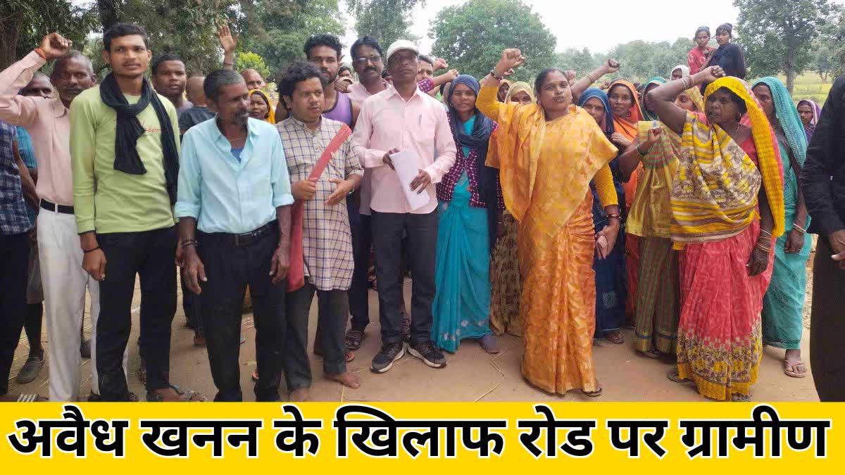 sand mining in Bharatpur