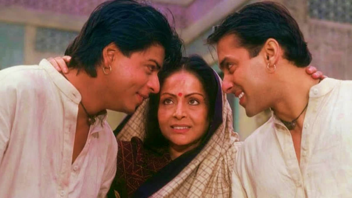 Rakhee epitomised the Bollywood Maa in 1995 movie Karan Arjun