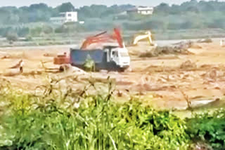 Illegal Sand Mining Joint Krishna District