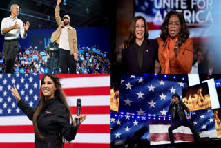 A collage of US Election 2024 Campaign Surrogates