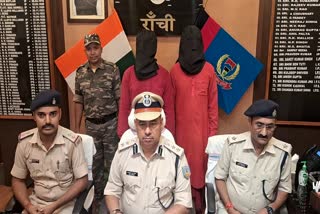 Police arrested two accused who cheated people by posing as monk in Ranchi