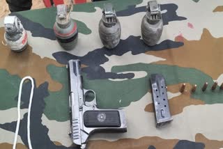 Two held with pistol and hand grenades in J&K's Kupwara