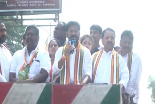 Revanth Reddy Road Show in Kamareddy