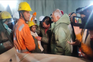 RESCUE WORK CONTINUES IN UTTARAKHAND UTTARKASHI SILKYARA TUNNEL