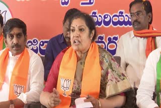 Purandeswari comments on YCP bus yatra