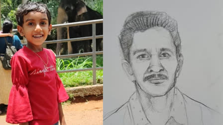 accused sketch is out kollam kidnapping case  six year old girl abducted  girl child missing  child missing case kollam  kollam kidnapping case  child kidnapped  kollam kidnap accused sketch  കൊട്ടാരക്കര ഓയൂർ തട്ടിക്കൊണ്ടുപോകൽ  കൊല്ലം തട്ടിക്കൊണ്ടുപോകൽ  കുട്ടിയെ കാണാതായി  ആറുവയസുകാരിയെ കാണാനില്ല  ആറുവയസുകാരിയെ തട്ടിക്കൊണ്ടുപോയി  കൊല്ലം തട്ടിക്കൊണ്ടുപോകൽ രേഖാചിത്രം