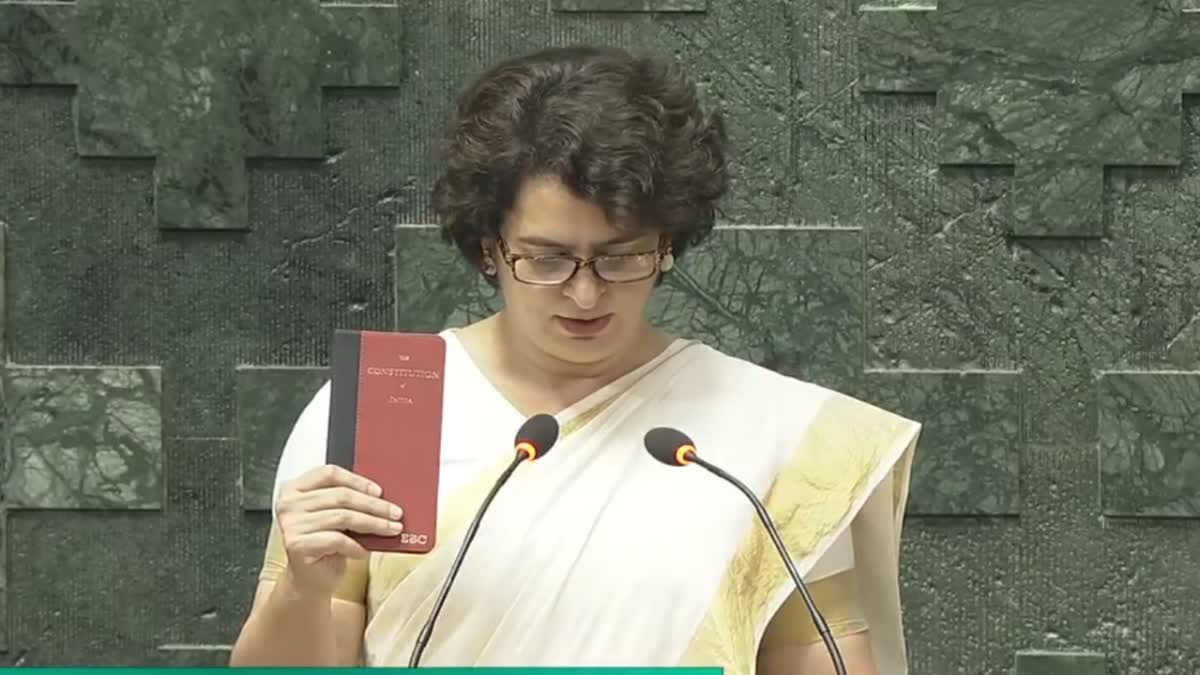 Priyanka Gandhi Oath