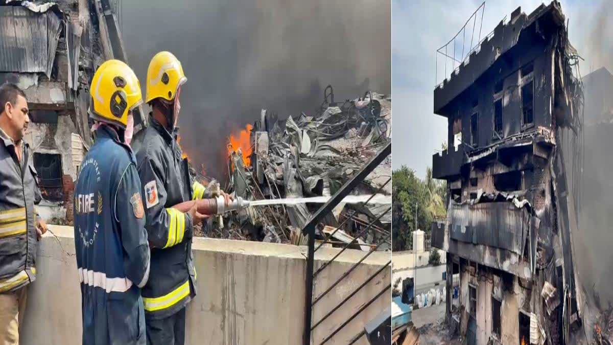 Three-Storey Building Collapses As Fire Breaks Out At Plastic Factory In Hyderabad, No Casualties Reported