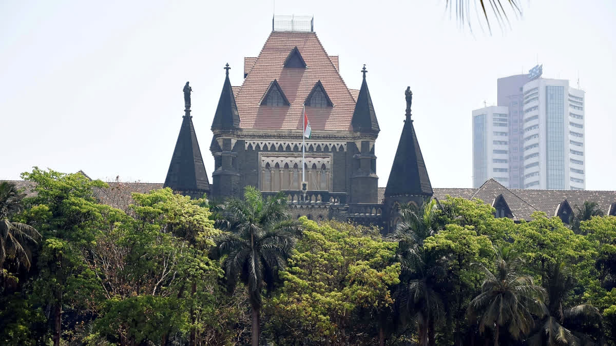 A view of a Bombay High Court as the court will function for two hours amid the increasing cases of coronavirus, in Mumbai