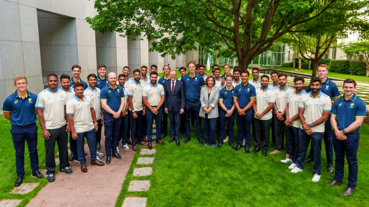 TEAM INDIA MEETS AUSTRALIAN PM