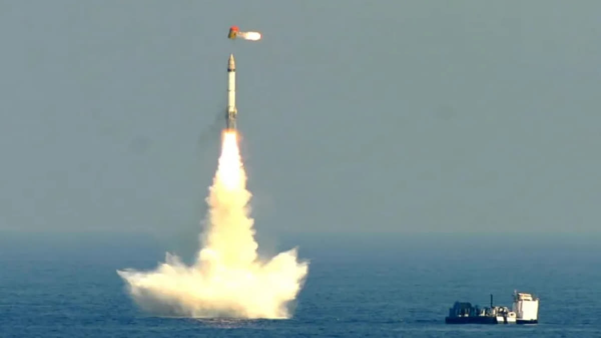 K4 BALLISTIC MISSILE TEST