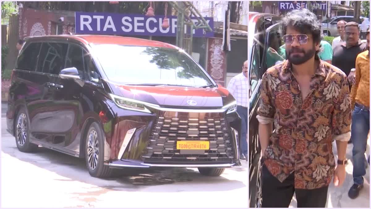 Actor Nagarjuna Arrives At Khairatabad RTO Office