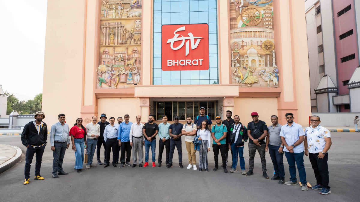 Guyana PMO Delegates Visit ETV Bharat, Ramoji Film City