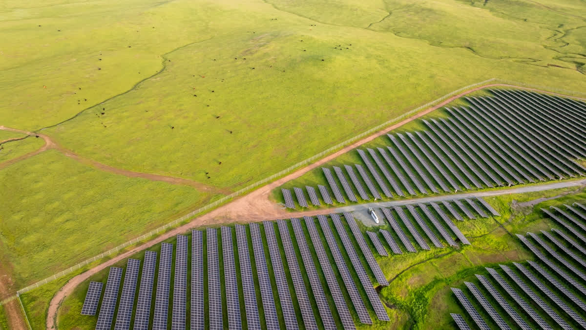 Installing solar panels and undertaking farming at the same land serve two purposes electricity generation and crop cultivation which double the income of the farmers.