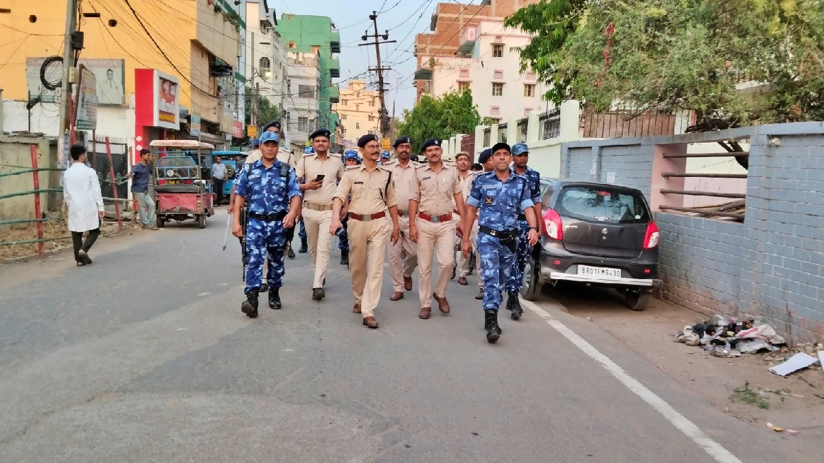 पटना में पुलिस