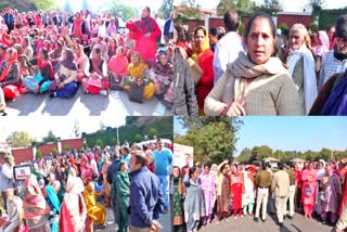 Protest to save Radha Soami Charitable Hospital Bhota