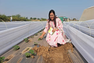 Purva Jindal, a resident of the district, transitioned from her family’s textile business to organic farming after the COVID-19 pandemic disrupted the industry.