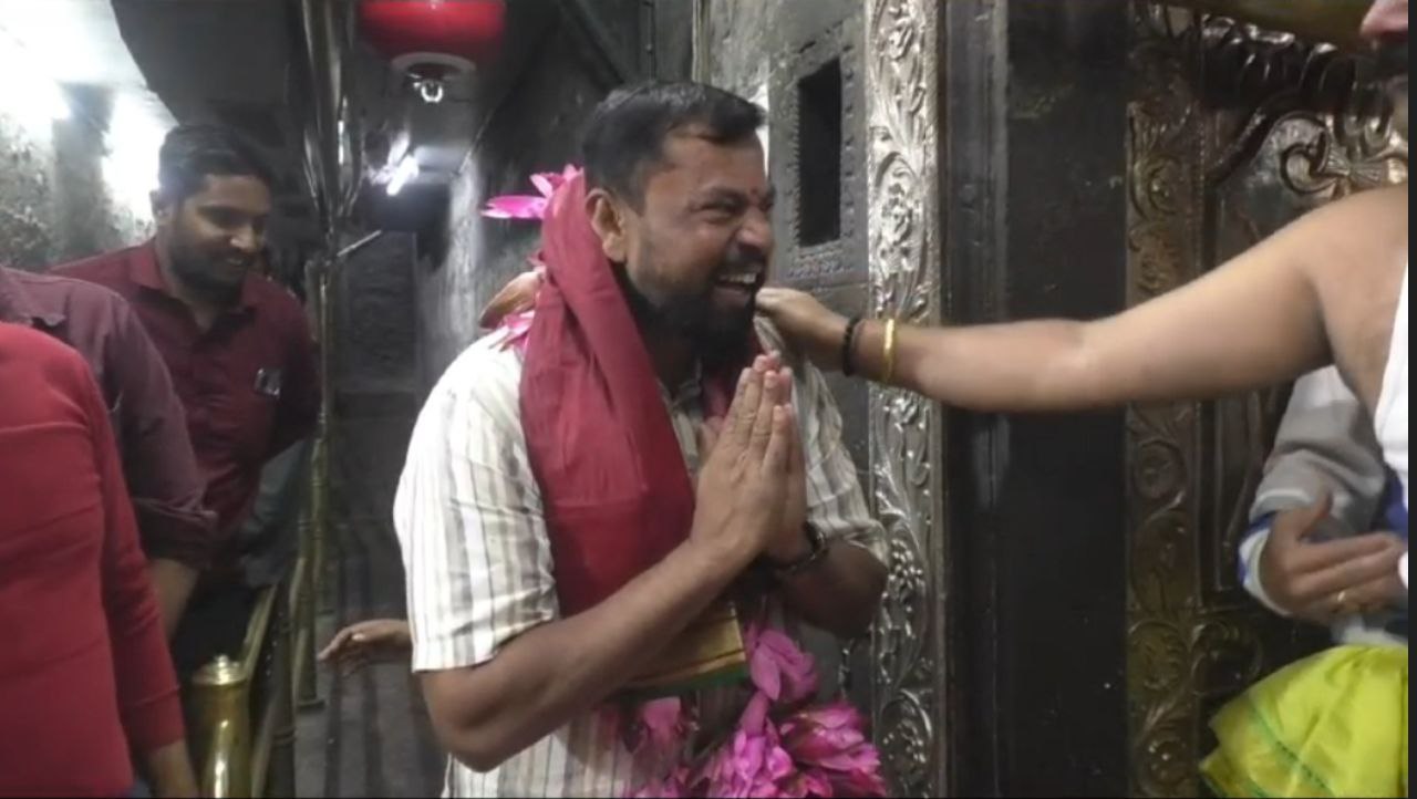 T Raja Worship Baba Mahakal in Ujjain