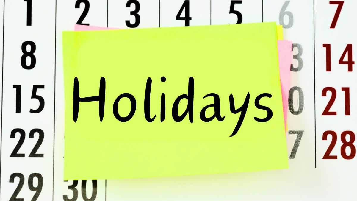 Govt Holidays Calender